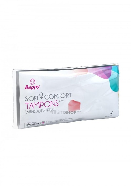 

Тампоны гигиенические Beppy Soft & Comfort Dry, 4 шт