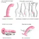 Фаллоимитатор с двусторонней таппинг-стимуляцией Strap-on-me Wave, розовый