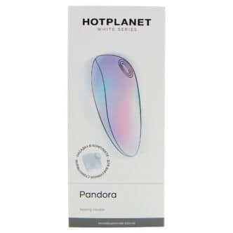 Таппинг-стимулятор Hot Planet Pandora с насадкой для вакуумной стимуляции, белый