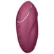 Таппинг-стимулятор с вибрацией Satisfyer Tap & Climax 1, бордовый