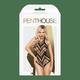 Тедди из сеточки с геометрическим узором Penthouse Go Hotter, черный, XL