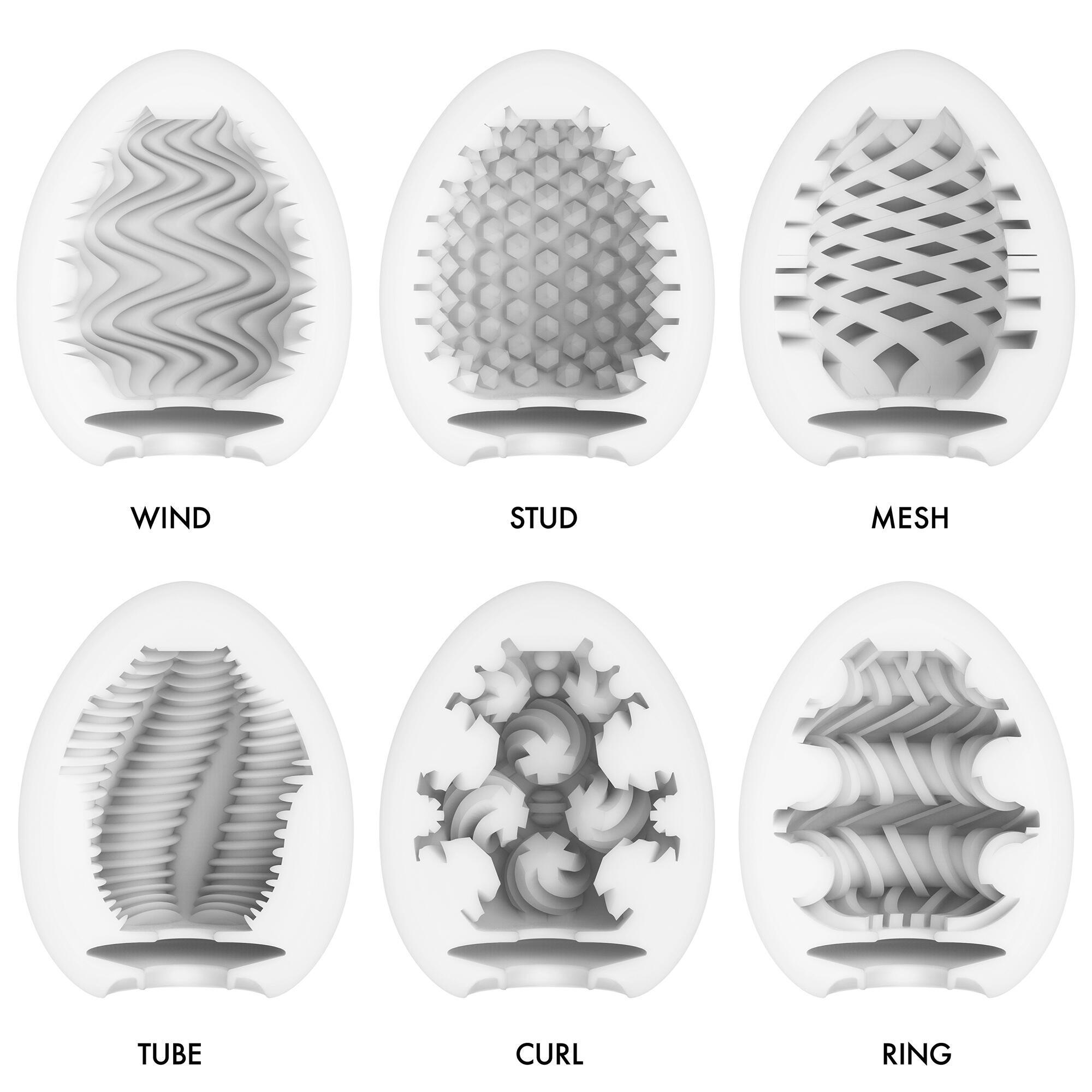 Набор мастурбаторов Tenga Egg Wonder, 6 шт