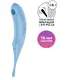 Точечный вибратор с вакуумной стимуляцией Satisfyer Twirling Pro, голубой
