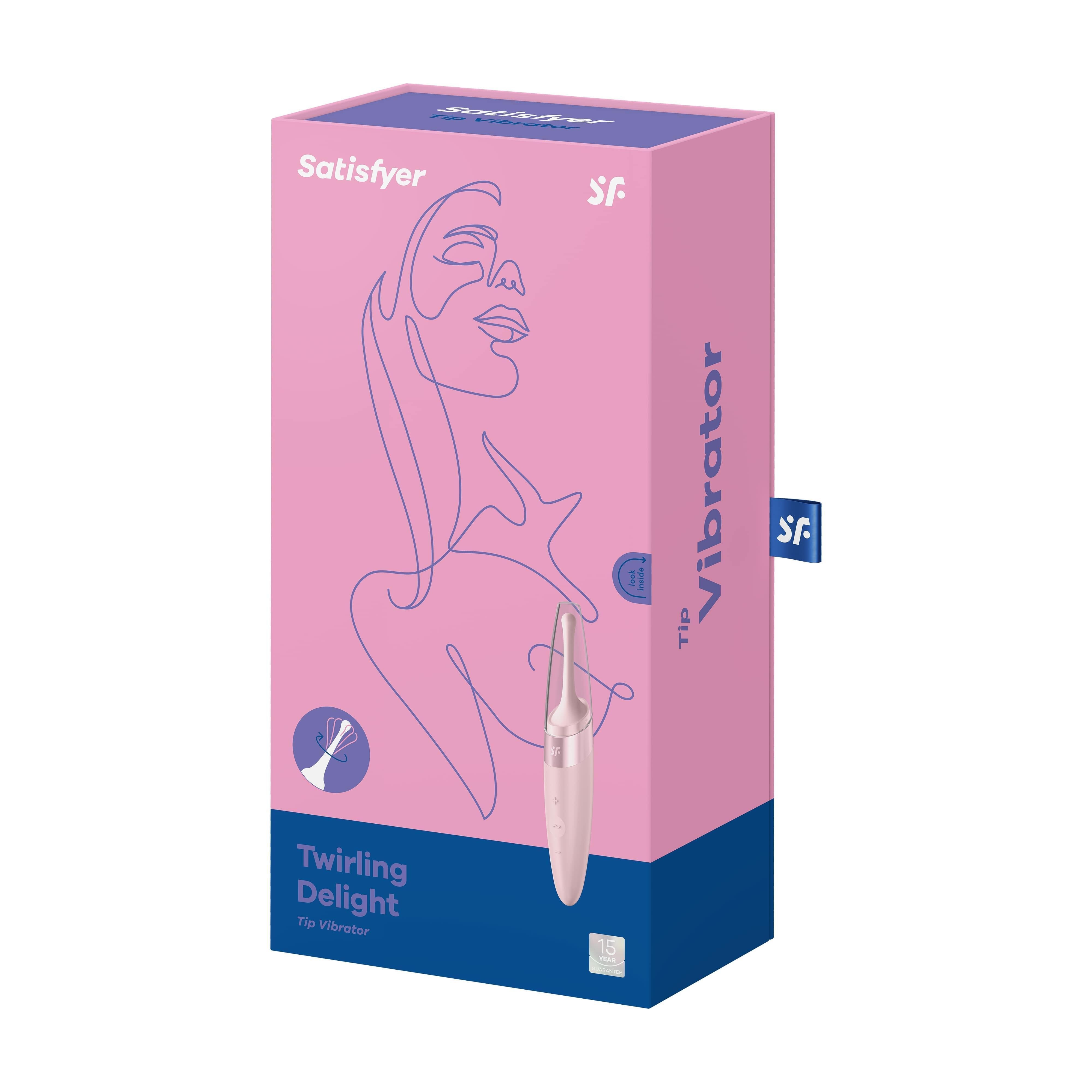 Точечный вибратор Satisfyer Twirling Delight, розовый