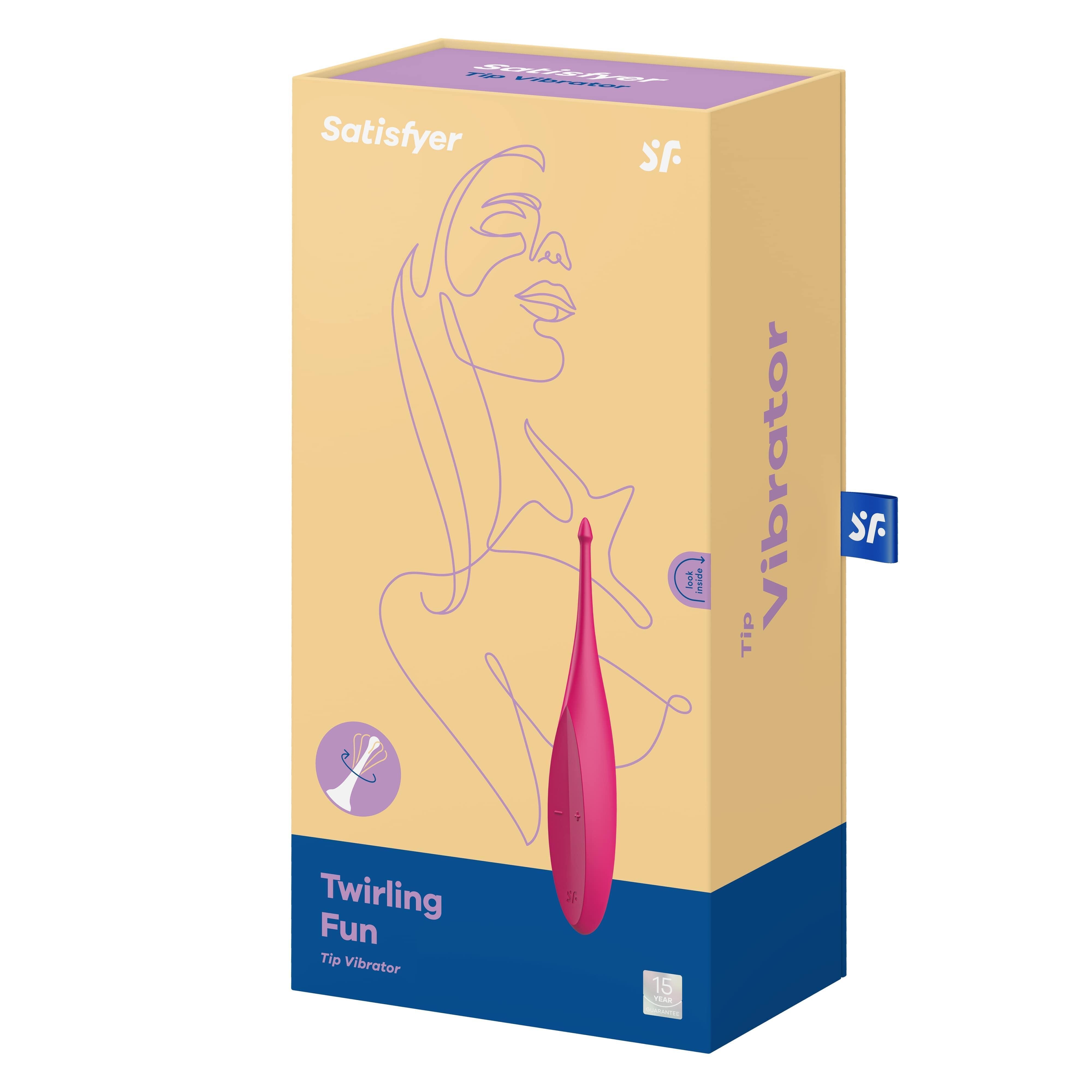 Точечный вибратор Satisfyer Twirling Fun, ярко-розовый