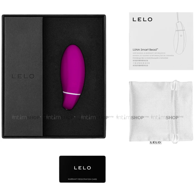 Тренажер вагинальных мышц Lelo Luna Smart Bead, фиолетовый - фото 3