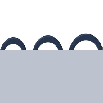 Набор эрекционных колец Svakom Triooo, тёмно-синий