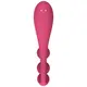 Тройной вибростимулятор Satisfyer Tri Ball 1, красный