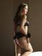 Трусики с доступом и бантом Le Frivole Easy to love 42-44, чёрные