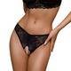 Трусики с жемчугом Le Frivole Easy to love 50-52, чёрные