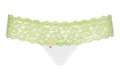 Трусики-шорты и стринги Obsessive Lacea зеленые, L\XL