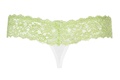 Трусики-шорты и стринги Obsessive Lacea зеленые, L\XL
