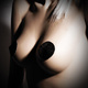 Украшение на Грудь Bijoux Indiscrets - Burlesque Pasties Sequin, черное