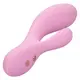 Ультрагибкий вибратор-кролик с фиксацией формы CalExotics Contour Zoie, розовый