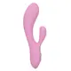 Ультрагибкий вибратор-кролик с фиксацией формы CalExotics Contour Zoie, розовый