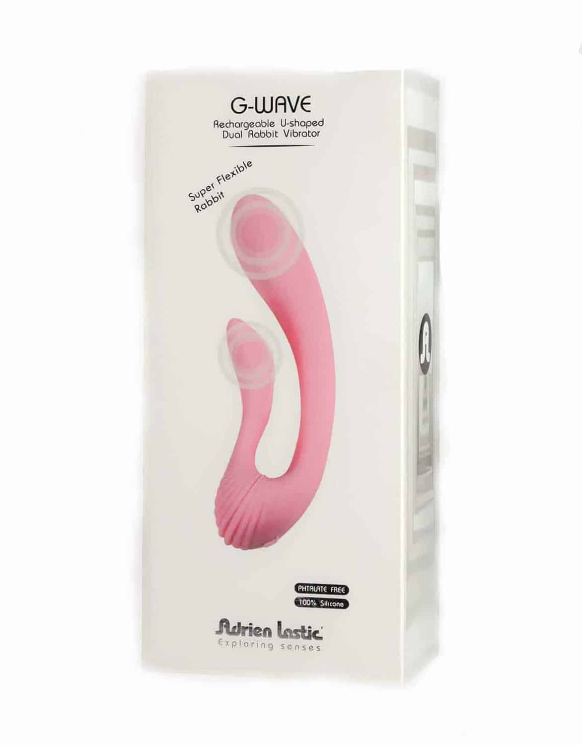 Вибратор-кролик Adrien Lastic G-wave, розовый