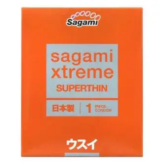 Ультратонкие латексные презервативы Sagami Xtreme Superthin, 1 шт