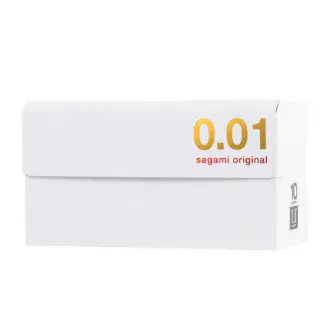 Ультратонкие полиуретановые презервативы Sagami Original 0.01, 10 шт