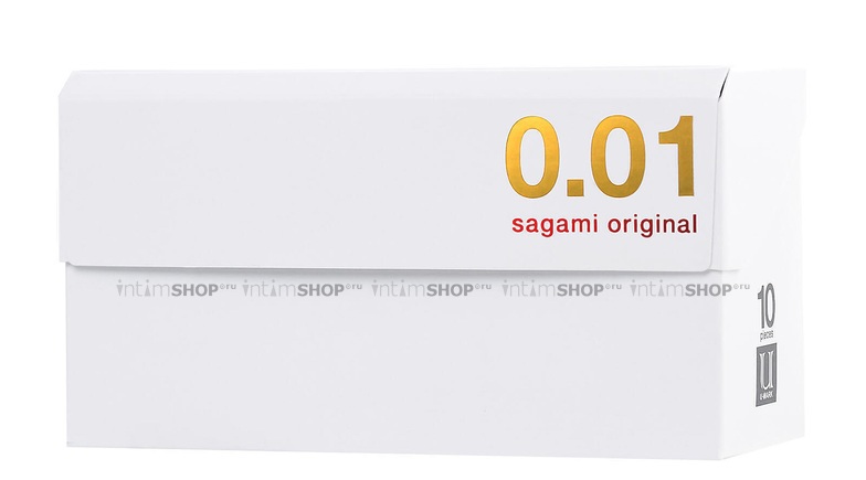 Ультратонкие полиуретановые презервативы Sagami Original 0.01, 10 шт