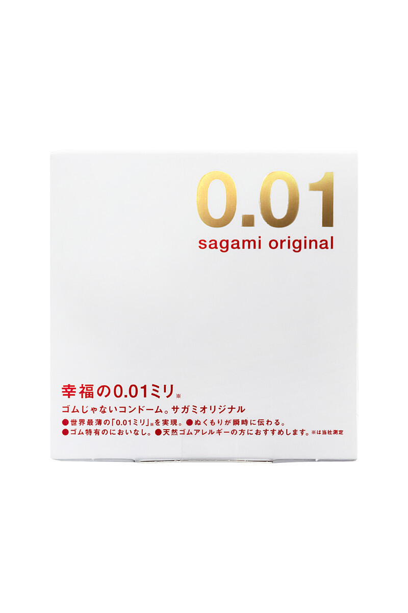 Ультратонкие полиуретановые презервативы Sagami Original 0.01, 1 шт
