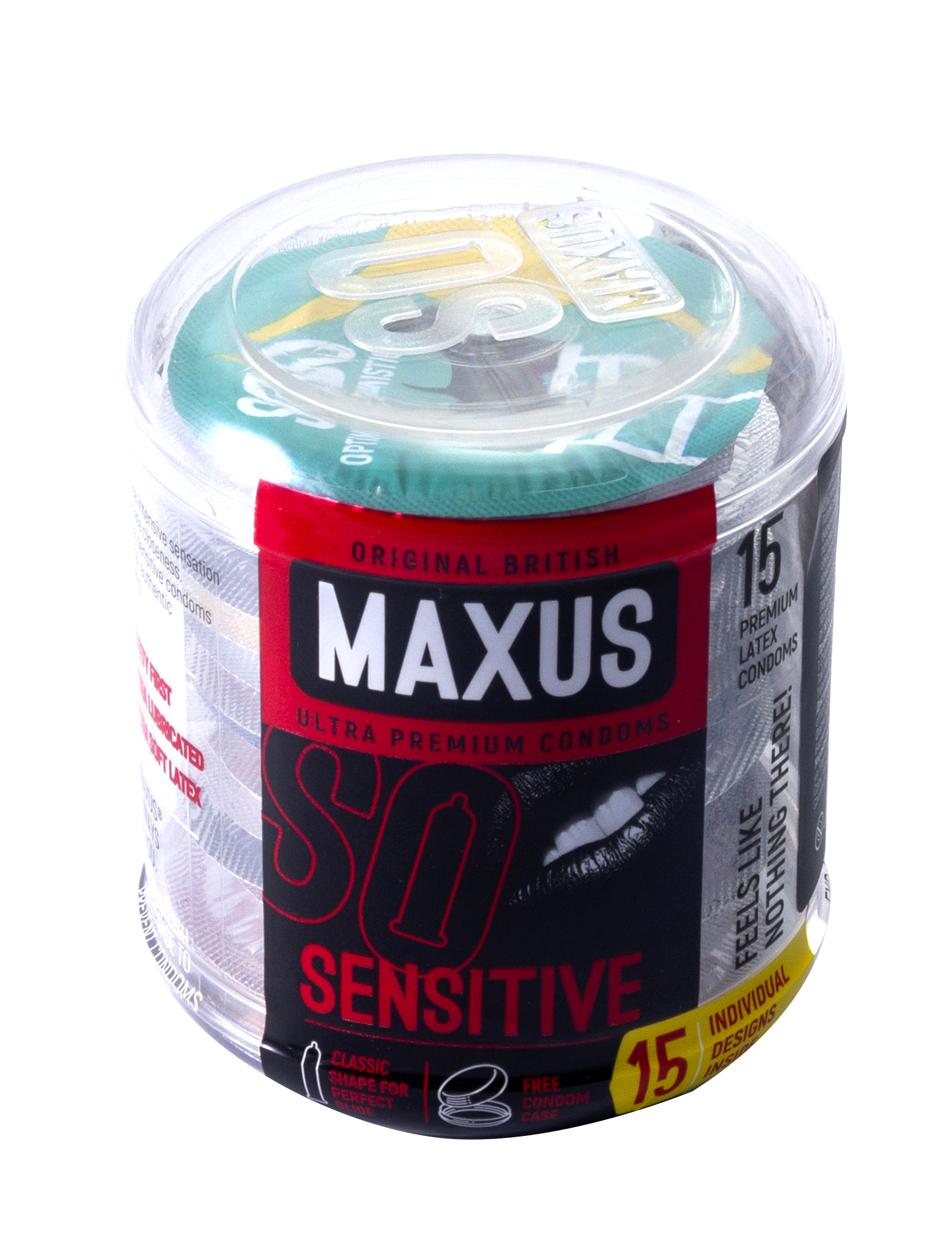 Презервативы ультратонкие Maxus Sensitive, 15 шт
