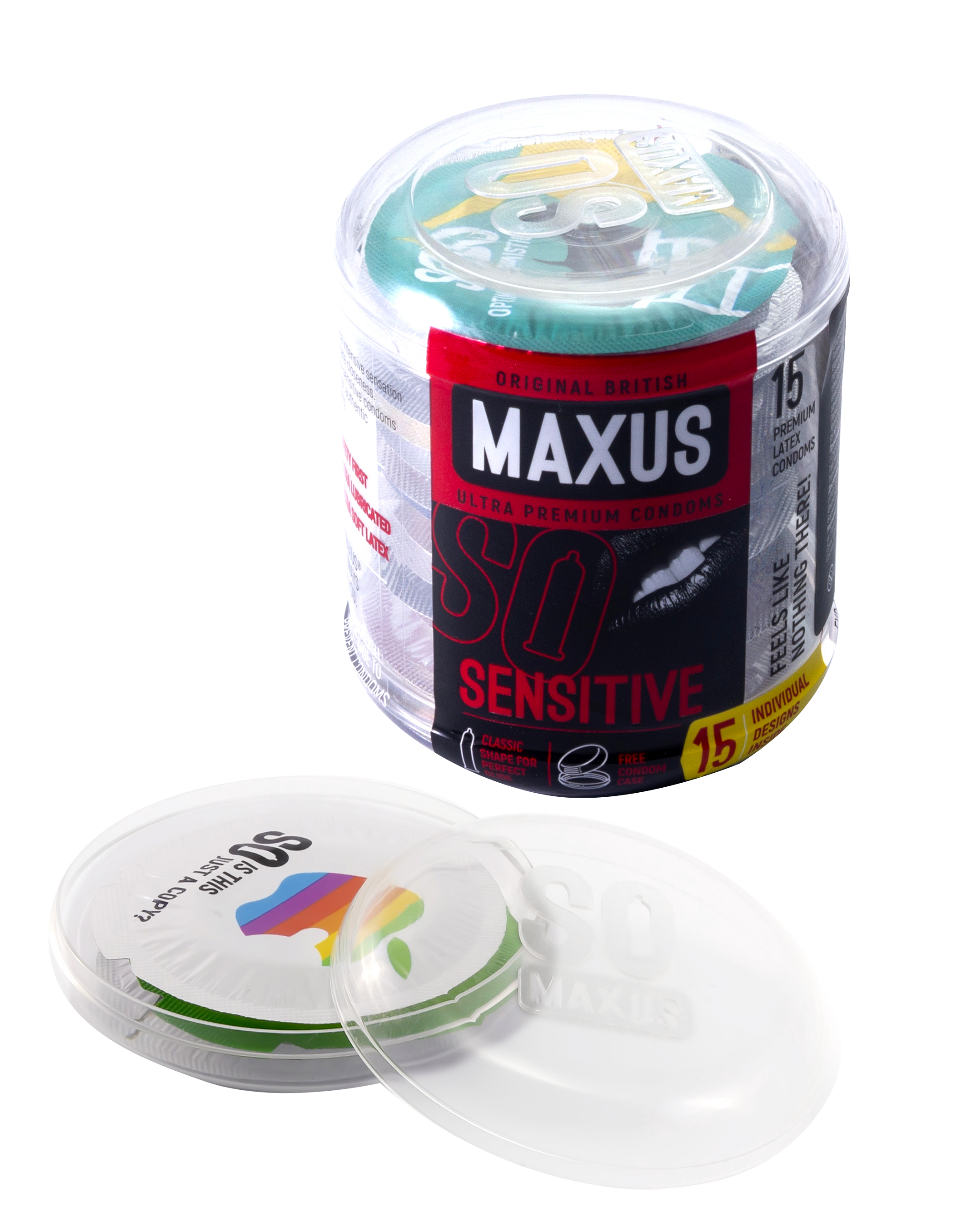 Презервативы ультратонкие Maxus Sensitive, 15 шт