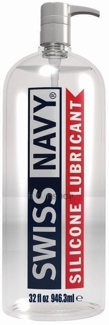 фото Универсальный лубрикант Swiss Navy на силиконовой основе, 946.3 мл