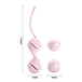 Вагинальные шарики Baile Kegel Tighten UP I, розовые