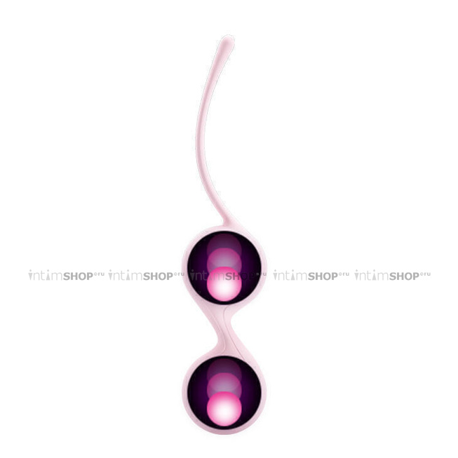 Вагинальные шарики Baile Kegel Tighten UP, розовый - фото 4