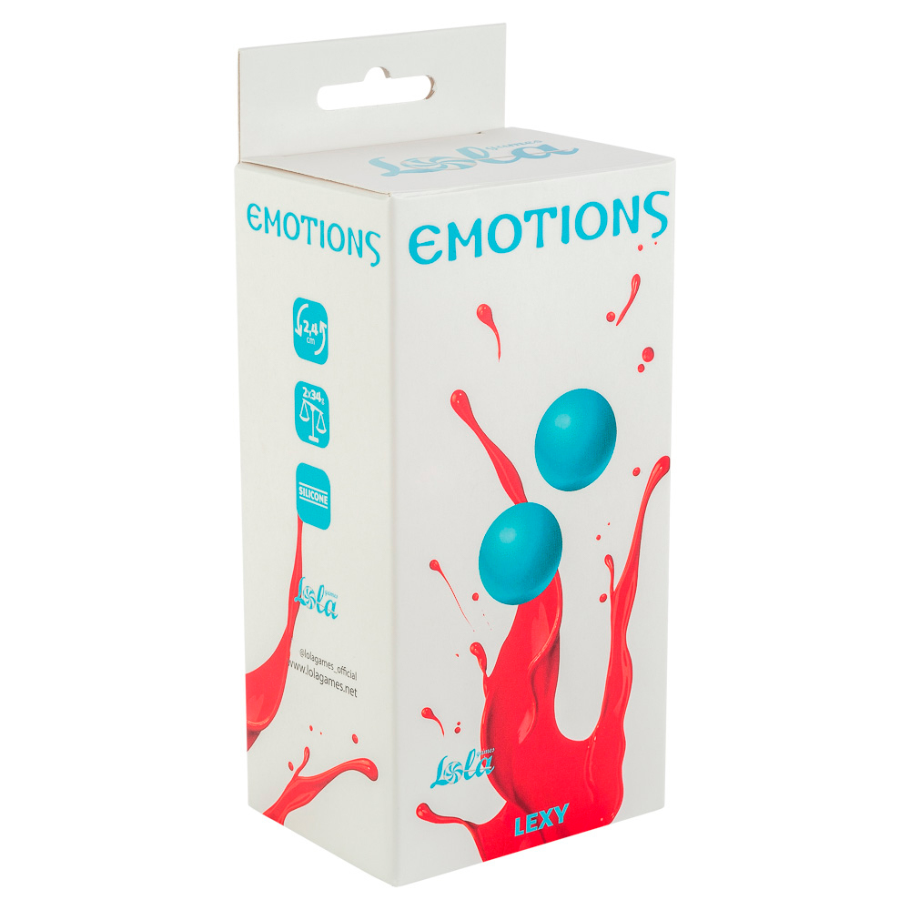 Вагинальные шарики без сцепки Lola Games Emotions Lexy Small, голубые
