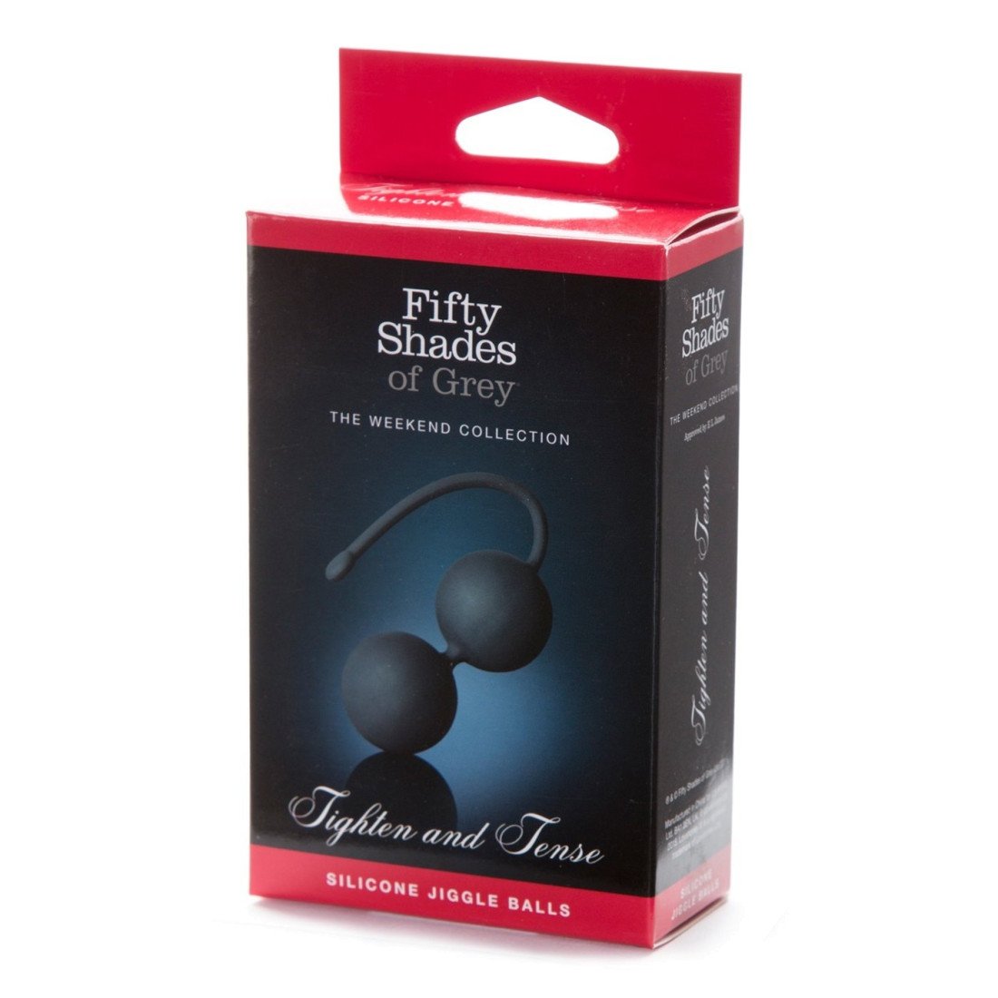 Вагинальные шарики Fifty Shades of Grey Tighten and Tense со смещенным центром тяжести, черные