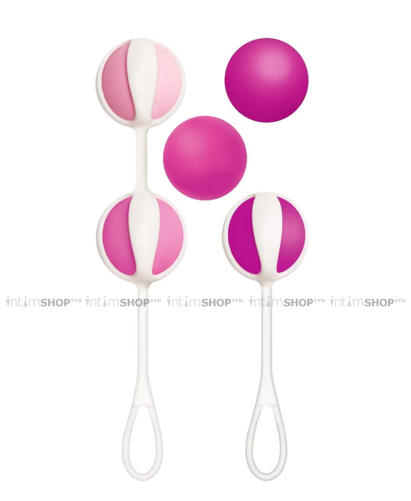 Вагинальные шарики Gvibe Geisha Balls 3, розовые