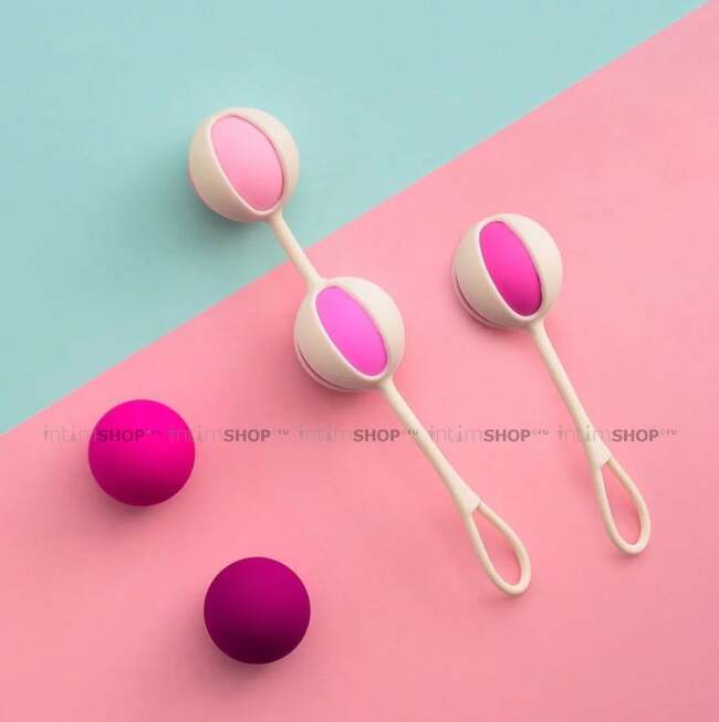 Вагинальные шарики Gvibe Geisha Balls 3, розовые - фото 6
