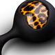 Вагинальные шарики в косметичке EDC Panthra Zane, черный/леопардовый