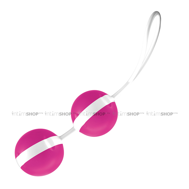 Вагинальные шарики Joy Division Joyballs Trend, ярко-розово-белые - фото 1