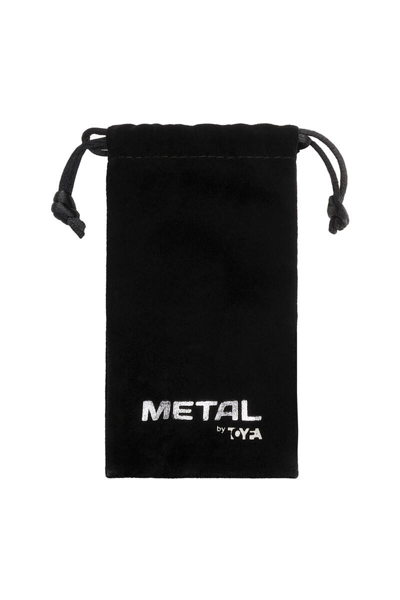 Металлические вагинальные Metal By Toyfa M, серебристые