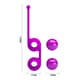 Вагинальные шарики Pretty Love Kegel Tighten Up III, фиолетовые