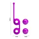 Вагинальные шарики Pretty Love Kegel Tighten Up III, фиолетовые