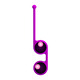Вагинальные шарики Pretty Love Kegel Tighten Up III, фиолетовые