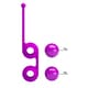 Вагинальные шарики Pretty Love Kegel Tighten Up III, фиолетовые