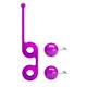 Вагинальные шарики Pretty Love Kegel Tighten Up III, фиолетовые
