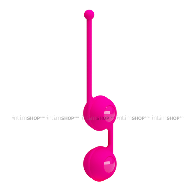 Шарики вагинальные Kegel Tighten Up III на плотной силиконовой сцепке от Baile, 3.5 см - фото 7