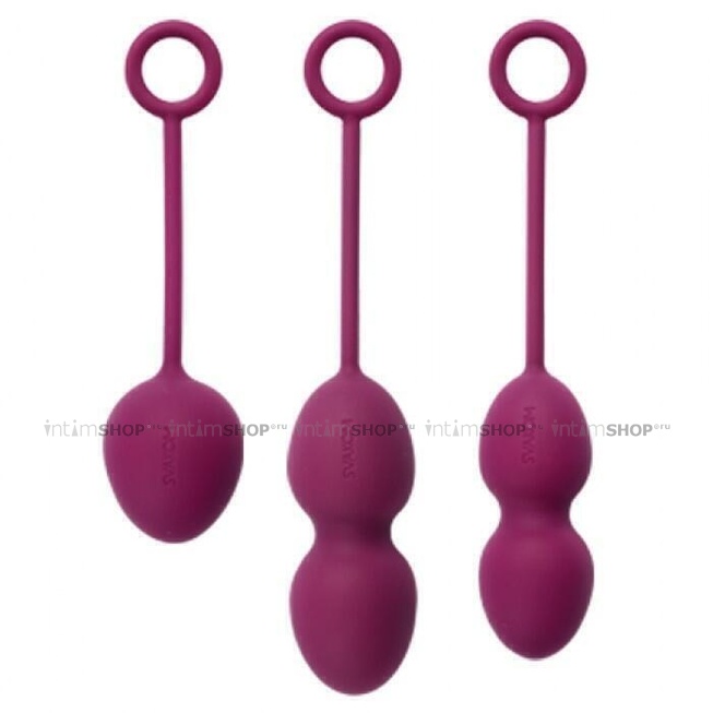 Вагинальные шарики Svakom Nova Ball с переменным центром тяжести фиолетовый