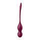 Вагинальные виброшарики Satisfyer Love Birds Vary с пультом ДУ, бордовые