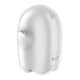 Вакуумный стимулятор клитора с вибрацией Satisfyer Glowing Ghost, белый