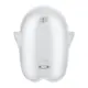 Вакуумный стимулятор клитора с вибрацией Satisfyer Glowing Ghost, белый