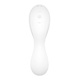 Вакуумно-волновой стимулятор и вибратор для точки G Satisfyer Curvy Trinity 5+, белый