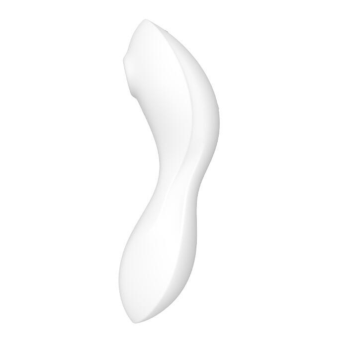 Вакуумно-волновой стимулятор и вибратор для точки G Satisfyer Curvy Trinity 5+, белый