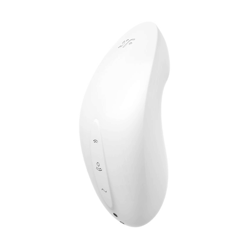 Вакуумный стимулятор клитора с вибрацией Satisfyer Vulva Lover 2, белый