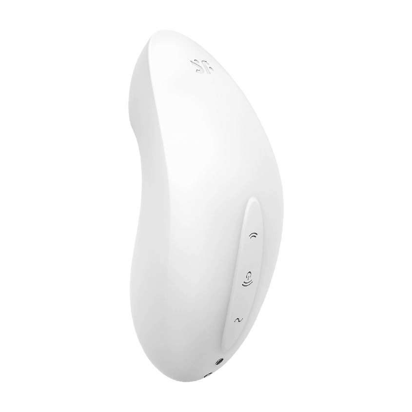 Вакуумный стимулятор клитора с вибрацией Satisfyer Vulva Lover 2, белый